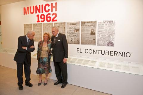 9.  Inauguración de la exposición Munich 1962, El 'contubernio' de la concordia en el Centro de Arte Contemporáneo Juan Ismael, Fuerteventura