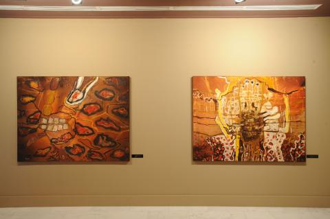 17. Imagen de la exposición en Casa África AEA Tubab: ¿África es así, m’zungu?, 2008