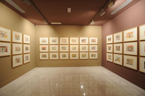 25. Imagen de la exposición en Casa África AEA Tubab: ¿África es así, m’zungu?, 2008