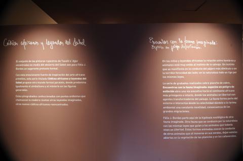 26. Imagen de la exposición en Casa África AEA Tubab: ¿África es así, m’zungu?, 2008