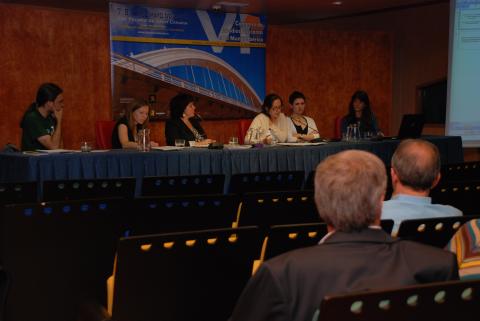 4. Imagen de las presentaciones de VI Congreso de Estudios Africanos en el Mundo Ibérico (2008), en Casa África