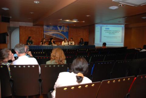 5. Imagen de las presentaciones de VI Congreso de Estudios Africanos en el Mundo Ibérico (2008), en Casa África
