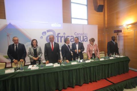 4. Imagen de la presentación de Africagua en Fuerteventura, 2012
