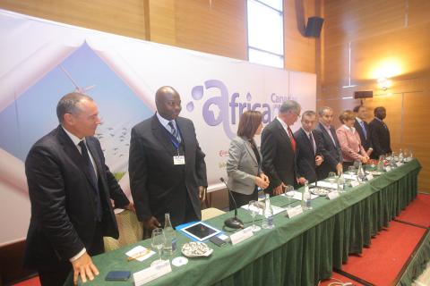 5. Imagen de la presentación de Africagua en Fuerteventura, 2012