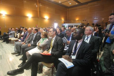 7. Imagen de la presentación de Africagua en Fuerteventura, 2012