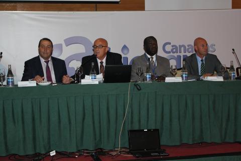 14. Imagen de la presentación de Africagua en Fuerteventura, 2012