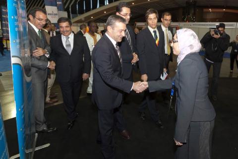 4. Imagen de la inaguración de SALT 2012: III Salón de la Logística y el Transporte