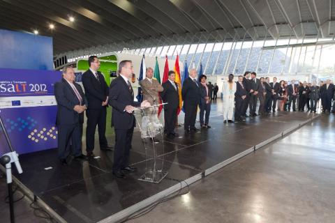 5. Imagen de la inaguración de SALT 2012: III Salón de la Logística y el Transporte