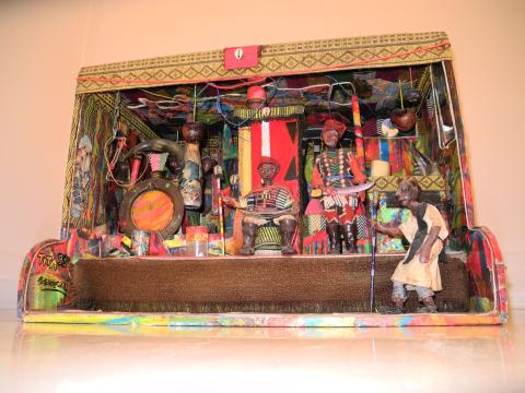 5. Imagen de Telas de luz. Exposición de la colección de arte africano contemporáneo de la Galería Saro León en Casa África