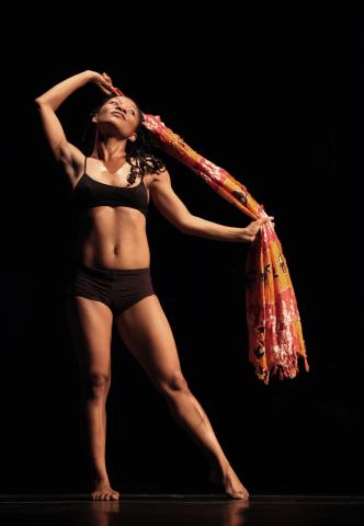 Imagen de la bailariana Julie Larissoa (Madagascar)