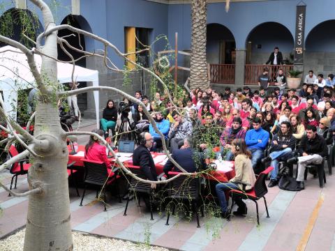 9.	Grabación del programa El día menos pensado de RNE en Casa África