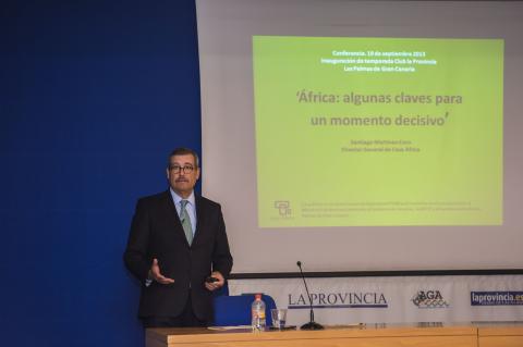 4. Intervención del Sr. Santiago Martínez-Caro -Director General de Casa África- en la conferencia CLub 'La Provincia', 2013