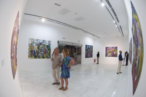 8. Imagen de la exposición Escena Caboverdiana en Casa África