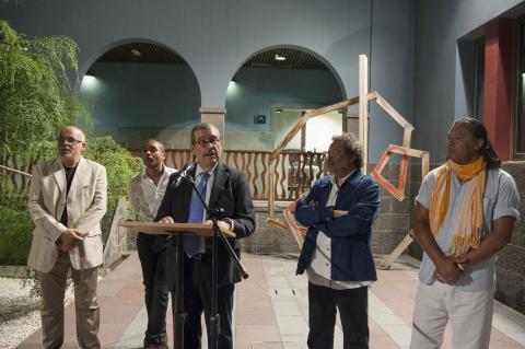 11. Presentación de la exposición Escena Caboverdiana por Santiago Martínez-Caro -Dtor. Gral. de Casa África