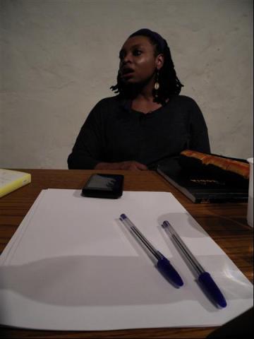 3. Participación de Leonora Miano en el programa Letras Africanas en el Festival de Teatro Tres Continentes