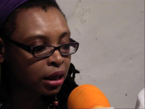 4. Participación de Leonora Miano en el programa Letras Africanas en el Festival de Teatro Tres Continentes