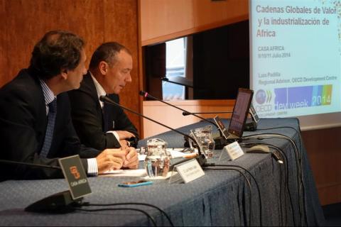 5. Intervención de Luis Padilla -Consejero de Cooperación Regional del Centro de Desarrollo de la OCDE- en la presentación del informe Perspectivas Económicas en África 2014