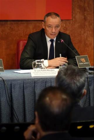 6. Intervención de Luis Padilla -Consejero de Cooperación Regional del Centro de Desarrollo de la OCDE- en la presentación del informe Perspectivas Económicas en África 2014
