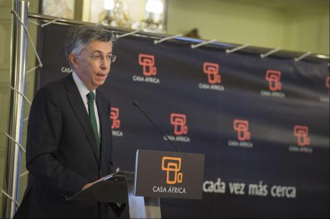 6. Presentación del acto por Director General para el Magreb, África, Mediterráneo y Oriente Próximo del Ministerio de Asuntos Exteriores y de Cooperación, Manuel Gómez-Acebo