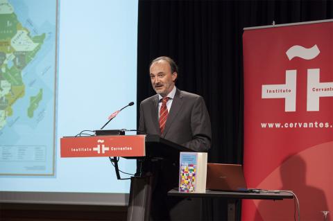 8. Clausura del acto por Jesús Gracia -Secretario de Estado de Cooperación Internacional y para Iberoamérica- (Foto: Instituto Cervantes)