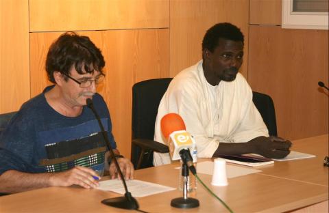 4. Imagen de la participación de Ismael Diadé - responsable de la conservación del Fondo Kati, Mali-