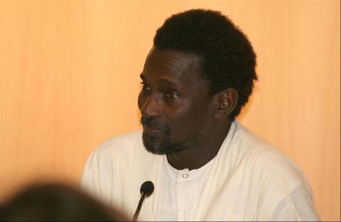 6. Imagen de la participación de Ismael Diadé - responsable de la conservación del Fondo Kati, Mali-