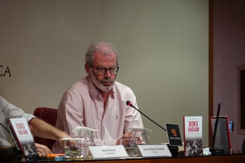 25. Intervención de Jesús Núñez con la ponencia  Boko Haram. El delirio del califato en África occidental, en la Mesa 2: El yihadismo en África. El caso de Nigeria y Boko Haram