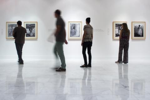 10. Imagen de la inauguración de la exposición Madagascar 1906 en Casa África, 2015