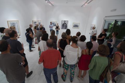 12. Imagen de la inauguración de la exposición Madagascar 1906 en Casa África, 2015