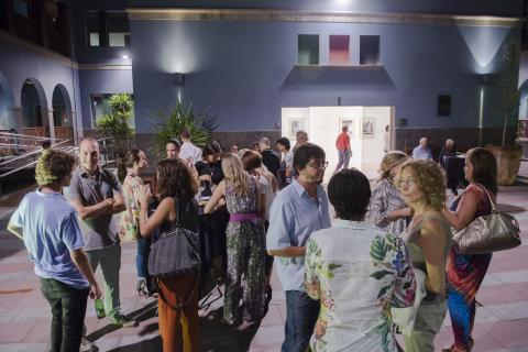 13. Imagen de la inauguración de la exposición Madagascar 1906 en Casa África, 2015