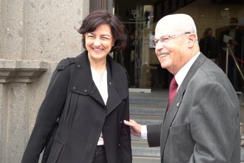 Eva Granados y José Segura