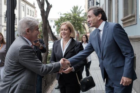 Luis Padrón y Alfonso Dastis