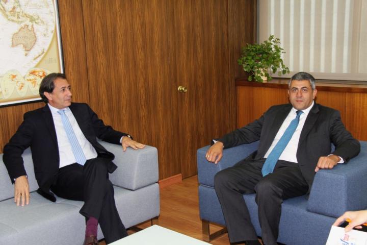 Luis Padrón se reúne con el Secretario General de la OMT, Zurab Pololikashvili Luis Padrón se reúne con el Secretario General de la OMT, Zurab Pololikashvili