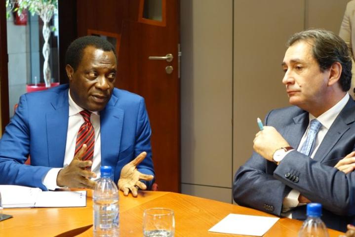 El Rector de la Universidad Nacional de Guinea Ecuatorial, en Casa África El Rector de la Universidad Nacional de Guinea Ecuatorial, en Casa África