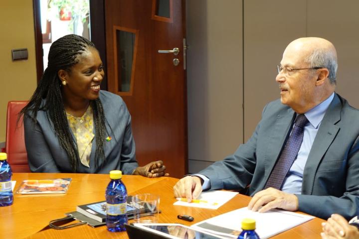 La Embajadora de Senegal en España visita Casa África La Embajadora de Senegal en España visita Casa África