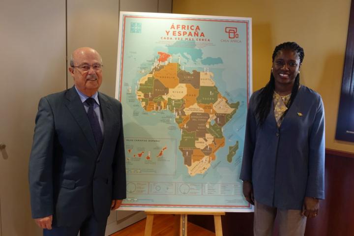 La Embajadora de Senegal en España visita Casa África La Embajadora de Senegal en España visita Casa África