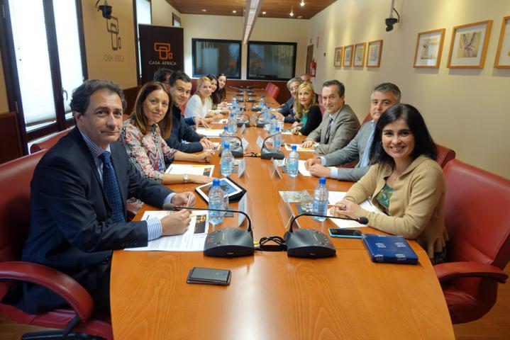 La Mesa y la Junta de Portavoces del Parlamento de Canarias visita Casa África La Mesa y la Junta de Portavoces del Parlamento de Canarias visita Casa África