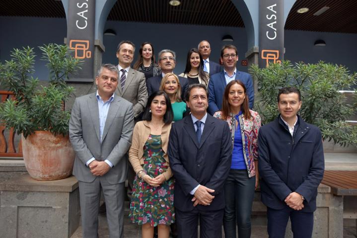 La Mesa y la Junta de Portavoces del Parlamento de Canarias visita Casa África La Mesa y la Junta de Portavoces del Parlamento de Canarias visita Casa África