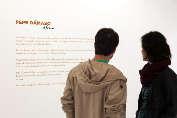 Pepe Dámaso expone su obra africana en Casa África Pepe Dámaso expone su obra africana en Casa África