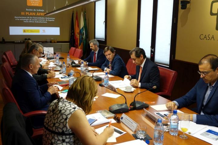 Casa África acoge una reunión técnica con las comunidades autónomas sobre el III Plan África Casa África acoge una reunión técnica con las comunidades autónomas sobre el III Plan África