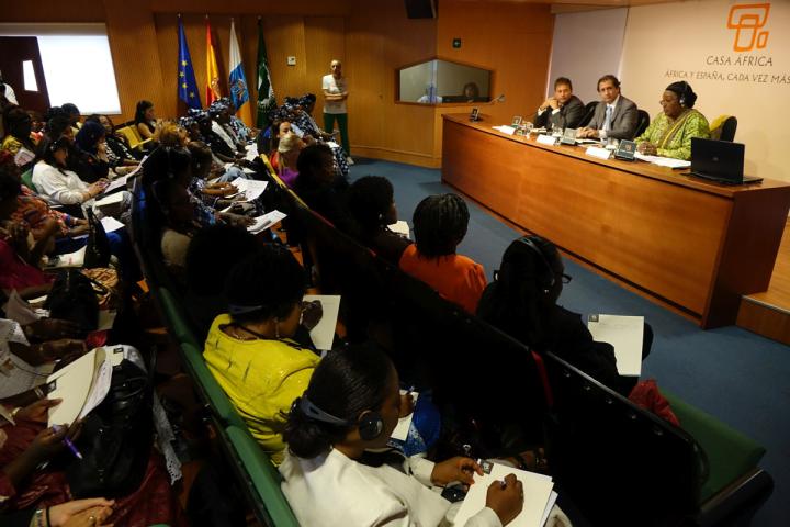 Las mujeres del sector portuario africano se forman, esta semana, en Casa África Las mujeres del sector portuario africano se forman, esta semana, en Casa África