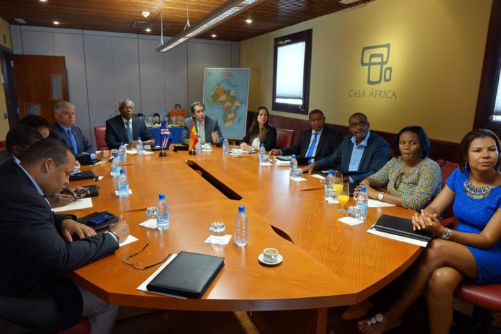 Casa África recibe a una delegación de parlamentarios de Cabo Verde Casa África recibe a una delegación de parlamentarios de Cabo Verde