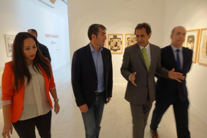 El presidente del Gobierno de Canarias, Fernando Clavijo, visita Casa África