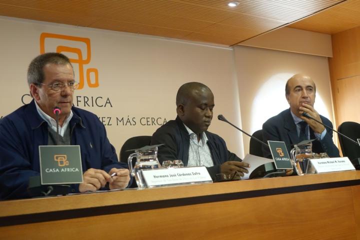 San Juan de Dios agradece la ayuda canaria durante la crisis del ébola en Casa África San Juan de Dios agradece la ayuda canaria durante la crisis del ébola en Casa África