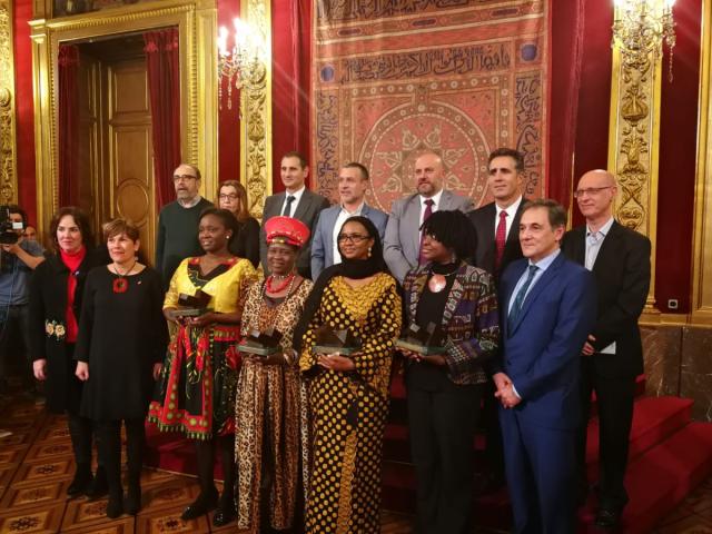 La candidatura Mujeres Africanas y Derechos Humanos en África recibe el XVI Premio Internacional Navarra a la Solidaridad La candidatura Mujeres Africanas y Derechos Humanos en África recibe el XVI Premio Internacional Navarra a la Solidaridad