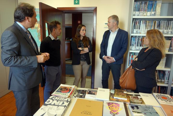 El coordinador internacional del programa ART del PNUD visita Casa África El coordinador internacional del programa ART del PNUD visita Casa África