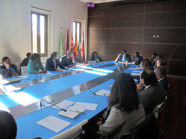 Luis Padrón, en la reunión del Grupo de Embajadores Africanos en Madrid Luis Padrón, en la reunión del Grupo de Embajadores Africanos en Madrid