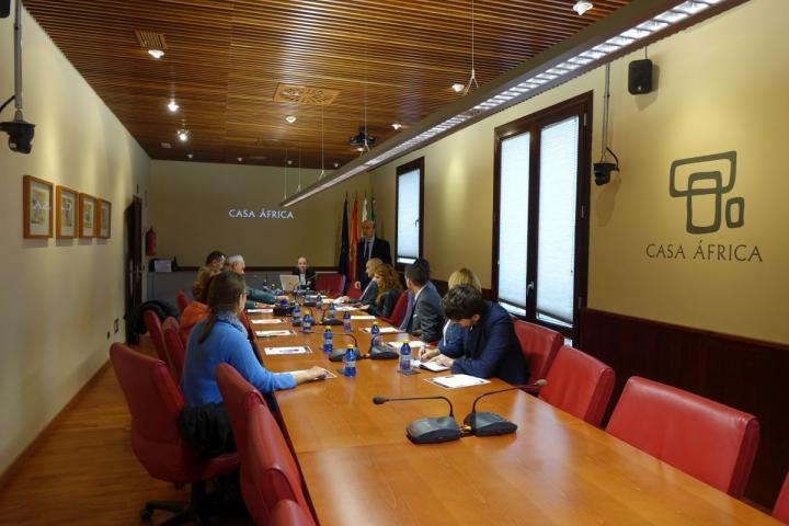 Casa África recibe a una delegación de altos funcionarios de la Comisión Europea Casa África recibe a una delegación de altos funcionarios de la Comisión Europea
