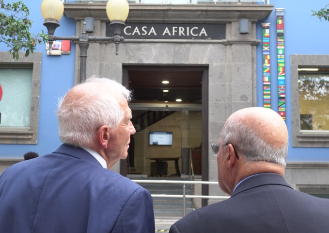 Josep Borrell visita Casa África Josep Borrell visita Casa África