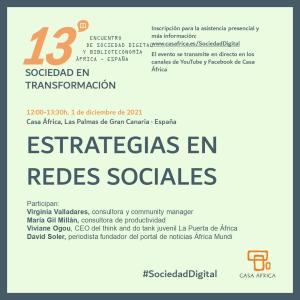 Soporte de difusión. Mesa 2: 13º Encuentro de Sociedad Digital y Biblioteconomía.